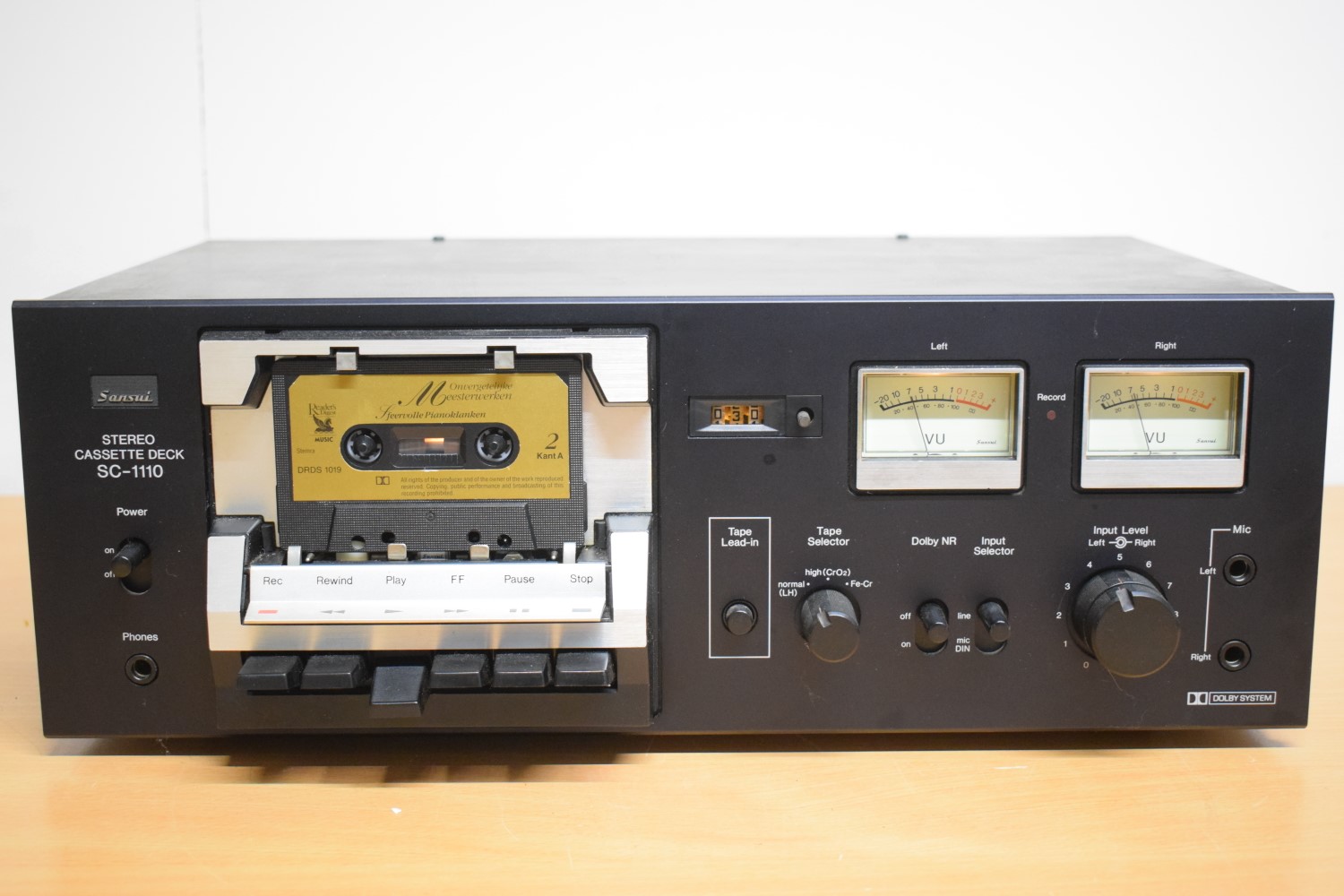 Sansui SC-1110 Black – Cassette Deck  			